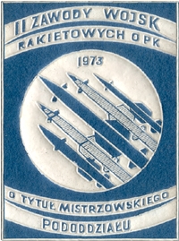 Emblemat II Zawodów WR OPK -1973.