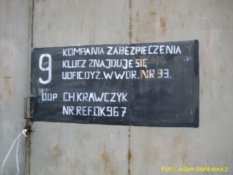 Chor. Krawczyk miał referentkę nr OK967 - 36 dr OP