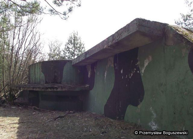 Schron obserwacyjny na stanowisku zapasowym koło Okuniewa, 2011.