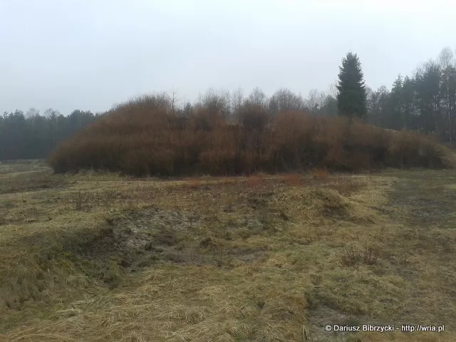 Zasypane ziemią stanowisko SNR i SD w byłym 17. dr OP. Zasypane ziemią stanowisko SNR i SD w byłym 17. dr OP.