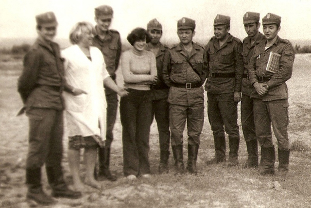Zgrupowanie poligonowe w 15. Ośrodku Poligonowym Artylerii OPK w Mrzeżynie - 1979r. Zgrupowanie poligonowe w 15. Ośrodku Poligonowym Artylerii OPK w Mrzeżynie - 1979r.