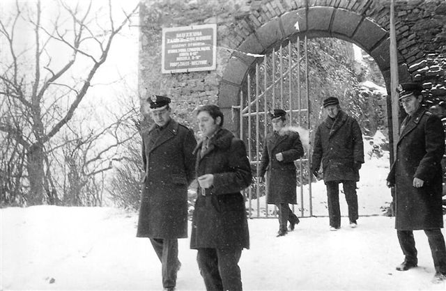 Mjr W. Kozikowski z wizytą w Jaworze - 1977.