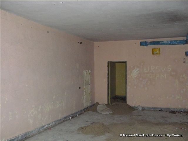 Pomieszczenia socjalne dla żołnierzy w schronie SNR na strefie “B” 63. dr OP. Pomieszczenia socjalne dla żołnierzy w schronie SNR na strefie “B” 63. dr OP.