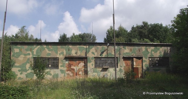 Magazyn rakiet w byłym 9. dr OP m. Teresin. Magazyn rakiet w byłym 9. dr OP m. Teresin.
